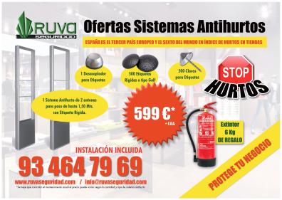 Oferta sistemas antihurto 599€ en Barcelona