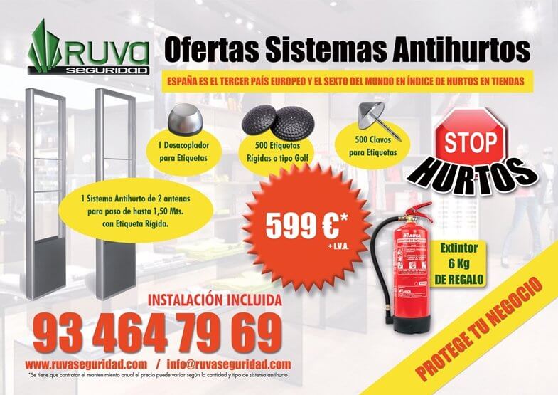 Oferta Sistemas antihurto para Ferreterías