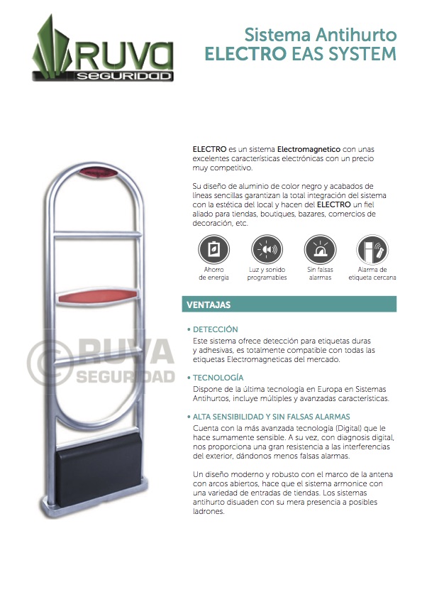 Sistema Antifurt EM model ELECTRE